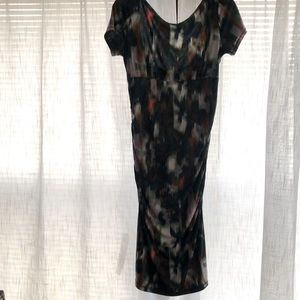 Multicolor midi dress